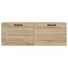 vidaXL Wandschrank Sonoma-Eiche 100x36,5x35 cm Holzwerkstoff