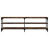 vidaXL TV-Schrank Räuchereiche 160x30x50 cm Holzwerkstoff