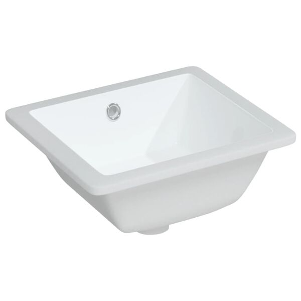 vidaXL Waschbecken Wei&szlig; 36x31,5x16,5 cm Rechteckig Keramik
