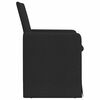 vidaXL Esszimmerst&uuml;hle 2 pcs Schwarz 57 x 67 x 95 cm Stoff