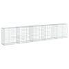 vidaXL Gabione mit Deckel 500x50x100 cm Verzinktes Eisen