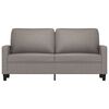 vidaXL 2-Sitzer-Sofa Taupe 140 cm Stoff