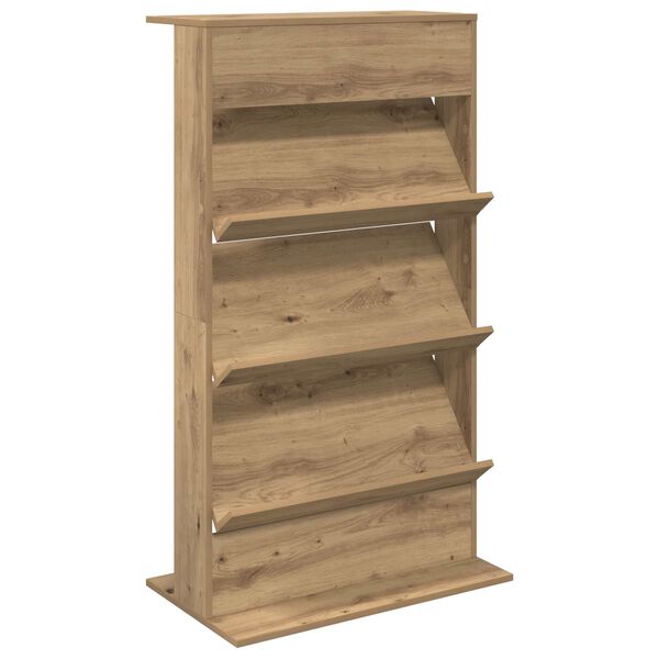 vidaXL Magazinregal Artisan-Eiche 70 x 41 x 126 cm Holzwerkstoff