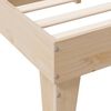 vidaXL Massivholzbett mit Regal ohne Matratze 160x200 cm Kiefer