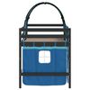 vidaXL Kinderhochbett mit Tunnel Blau 90x200 cm Massivholz Kiefer