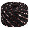 vidaXL Mehrzweck-Allzweckseil 20 mm 25 m Schwarz und Rot PP
