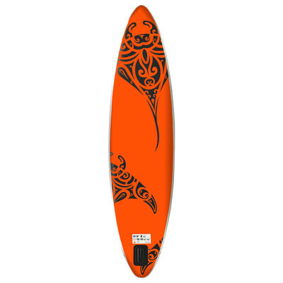 vidaXL SUP-Board-Set Aufblasbar 305x76x15 cm Orange