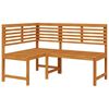 vidaXL Garten-Eckbank 140 cm Massivholz Akazie