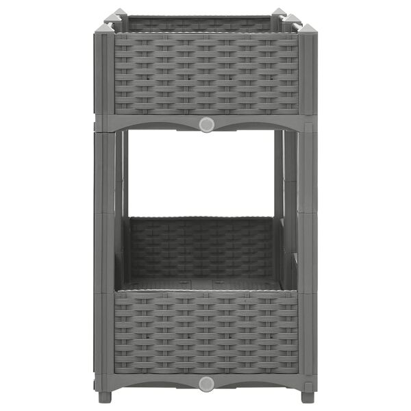 vidaXL Hochbeet 80x40x71 cm Polypropylen