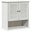 vidaXL Badezimmerschrank VIGO Wei&szlig; und Antikwei&szlig; 67,5 x 34 x 71,5 cm