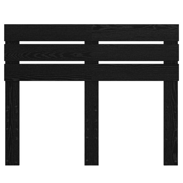 vidaXL Kopfteil Schwarz Eichen-Optik 120 cm Holzwerkstoff