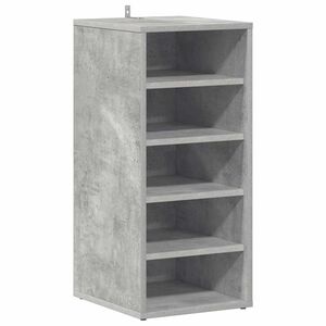 vidaXL Schuhschrank Betongrau 31,5x35x70 cm Holzwerkstoff