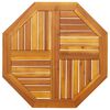 vidaXL Tischplatte 70x70x2 cm Achteckig Massivholz Akazie