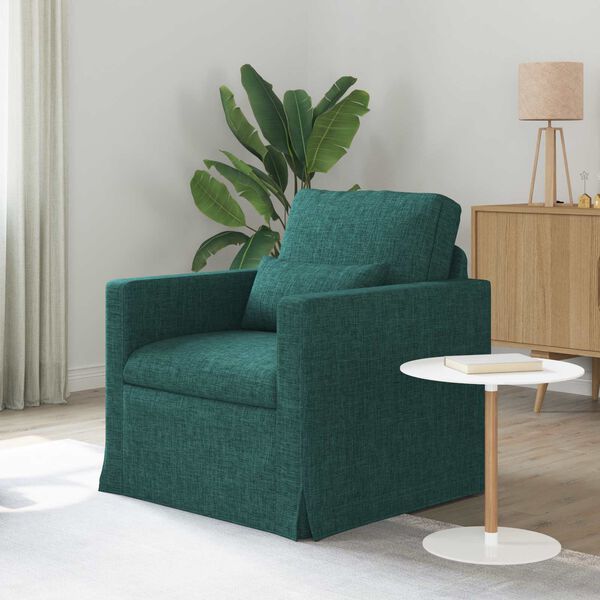 vidaXL Sofa Dunkelgr&uuml;n Gesamtabmessungen: 78 x 78 x 80 cm (B x T x H)