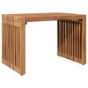 vidaXL Garten-Beistelltisch Braun 50 x 32,5 x 35 cm Massivholz Teak