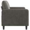 vidaXL 2-Sitzer-Sofa Dunkelgrau 140 cm Samt