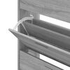 vidaXL Schuhschrank Grau Sonoma 63x24x104 cm Holzwerkstoff