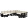 vidaXL Gartensofa-set 11 stk. Schwarz Poly-Rattan