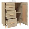 vidaXL Sideboard Sonoma-Eiche 69,5x34x90 cm Holzwerkstoff