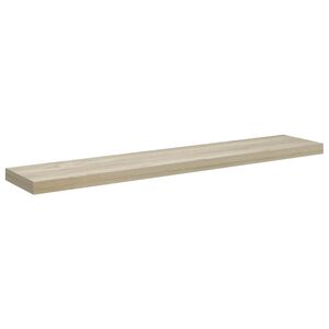 vidaXL Schweberegal Eichen-Optik 120x23,5x3,8 cm MDF