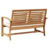 vidaXL Bank Braun und Creme 110 x 66 x 76 cm Massivholz Teak