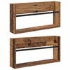 vidaXL Magazinregal 2 Stk. Altholz 60 x 12 x 30 cm Holzwerkstoff