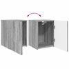 vidaXL TV-Wandschrank Graues Sonoma 30 x 31 x 40 cm Holzwerkstoff