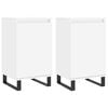 vidaXL Sideboards 2 Stk. Wei&szlig; 40x35x70 cm Holzwerkstoff