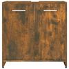 vidaXL Badschrank Räuchereiche 60x33x60 cm Holzwerkstoff