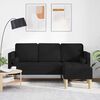 vidaXL Sofa Set Schwarz 173 x 131 x 67 cm Stoff