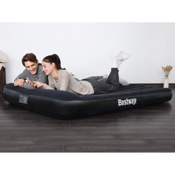 Bestway Luftmatratze Tritech 2-Personen 203x152x30 cm Schwarz