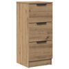 vidaXL Sideboard Artisan-Eiche 30x30x70 cm Holzwerkstoff