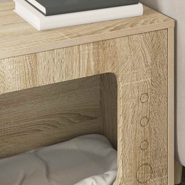 vidaXL Katzenhaus Sonoma 51 x 30 x 42 cm Holzwerkstoff