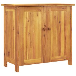 vidaXL Gartenschrank 75x35x70 cm Massivholz Akazie