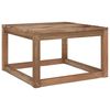 vidaXL Garten-Palettentisch Braun 60x60x36,5cm Kiefernholz Impr&auml;gniert