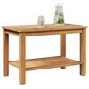 vidaXL Couchtisch Braun 70 x 40 x 45 cm Teak-Massivholz