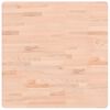 vidaXL Tischplatte 70x70x1,5 cm Quadratisch Massivholz Buche