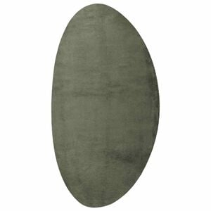 vidaXL Teppich HUARTE Waldgr&uuml;n 100 x 200 cm Polyester