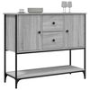 vidaXL Sideboard Grau Sonoma 100x36x85 cm Holzwerkstoff