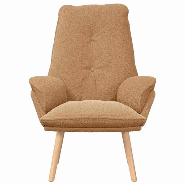 vidaXL Sessel Beige 69 x 74 x 93 cm Sherpa-Stoff