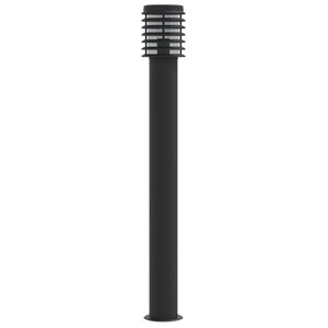 vidaXL Wegeleuchte Schwarz 110 cm Edelstahl