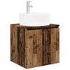vidaXL Wandmontierte Waschtisch Altholz 49,5 x 44,5 x 65 cm
