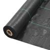 vidaXL Unkrautfolie PP 1x100 m Schwarz