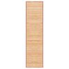 vidaXL Teppich Bambus 80x300 cm Braun