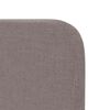 vidaXL Kopfteil Ohr Taupe 40,5 x 40,5 x 4 cm Stoff