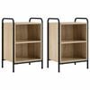 vidaXL Nachttisch 2 stk. Sonoma-Eiche 40 x 30 x 60 cm Holzwerkstoff