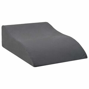 vidaXL Beinkissen 68 x 40 x 18 cm PU-Schaum Grau