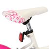 vidaXL Kinderfahrrad 24 Zoll Rosa und Weiß