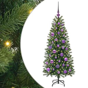 vidaXL K&uuml;nstlicher Weihnachtsbaum Gr&uuml;n 120 cm PE und PVC