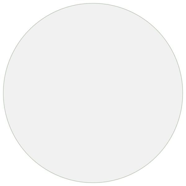 vidaXL Tischfolie Transparent Ø 110 cm 1,6 mm PVC